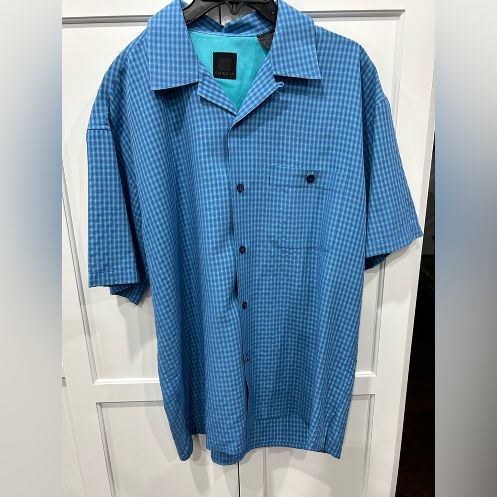 SQWEAR Button Down Shirt Model Cotton Men’s L